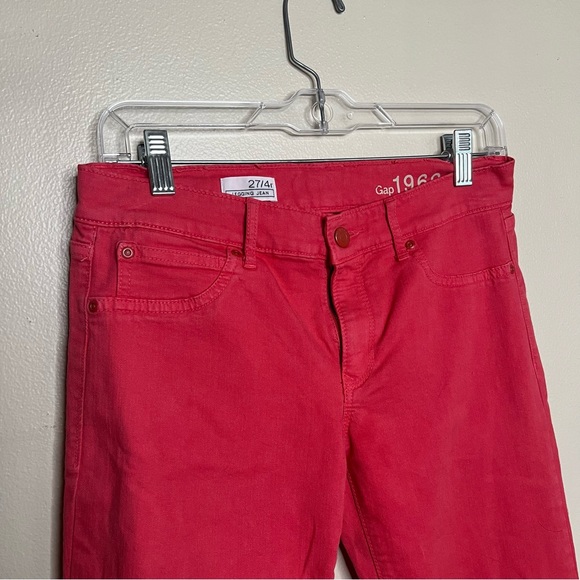 GAP 1969 Legging Skinny Jeans 27 4 Hot Pink Barbiecore Feminine - Picture 3 of 6